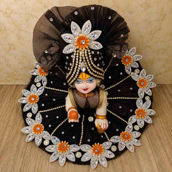 Beautiful Brown Dress For Laddu Gopal Ji